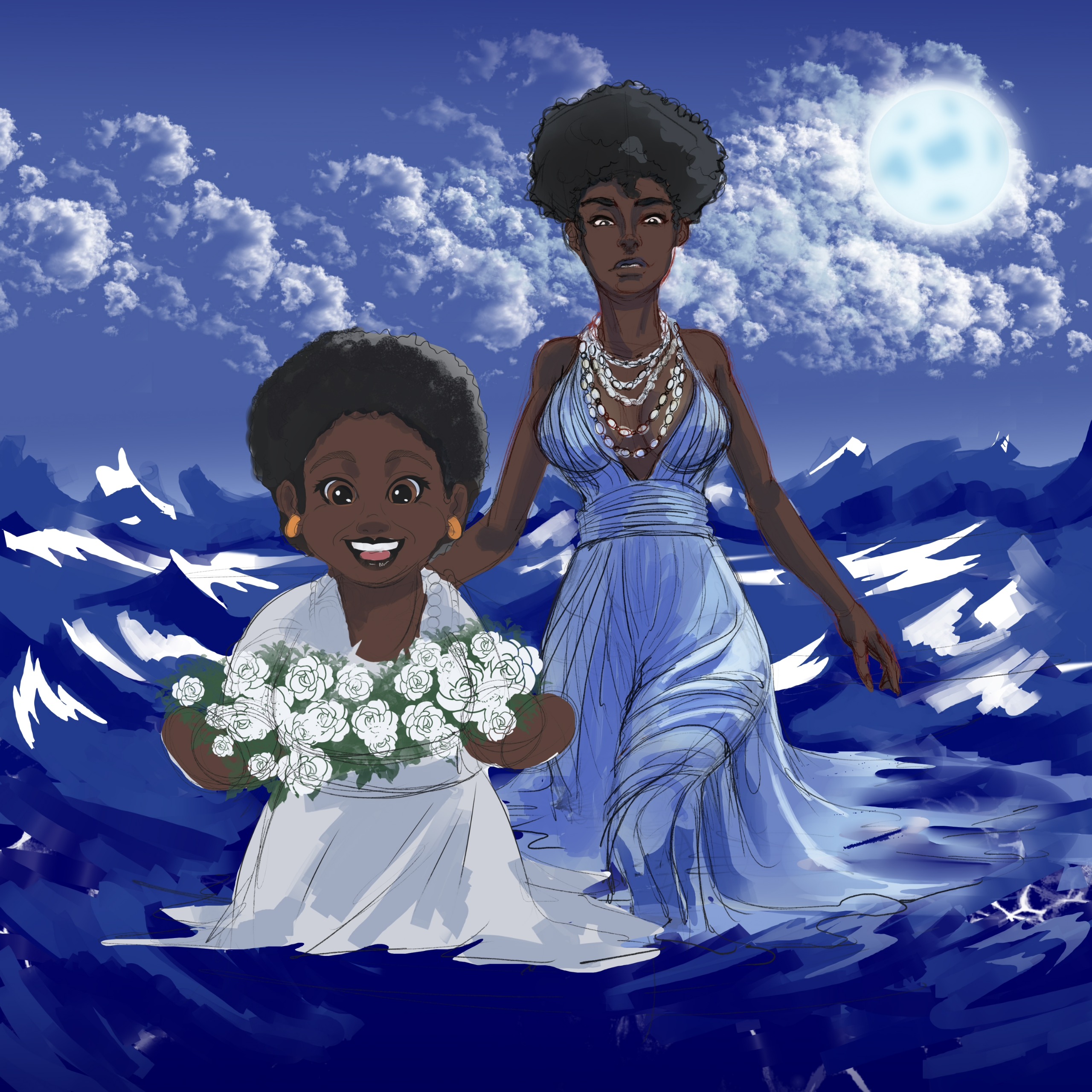 Maria José Limaa e Iemanjá